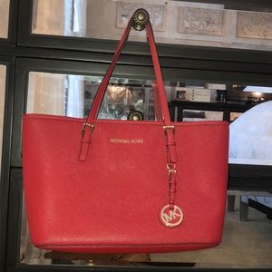 Michael Kors Red tote w padded iPad compartment